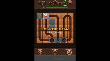 Roll The Ball Slide Puzzle 2 Time Basic L Level 9 Walkthrough