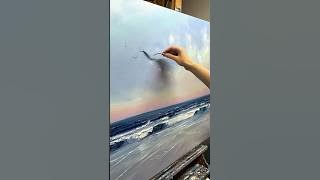 Ocean Bliss | Palette knife painting #seascape