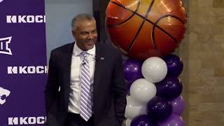 Jerome Tang introductory press conference as the new Kansas State head basketball coach