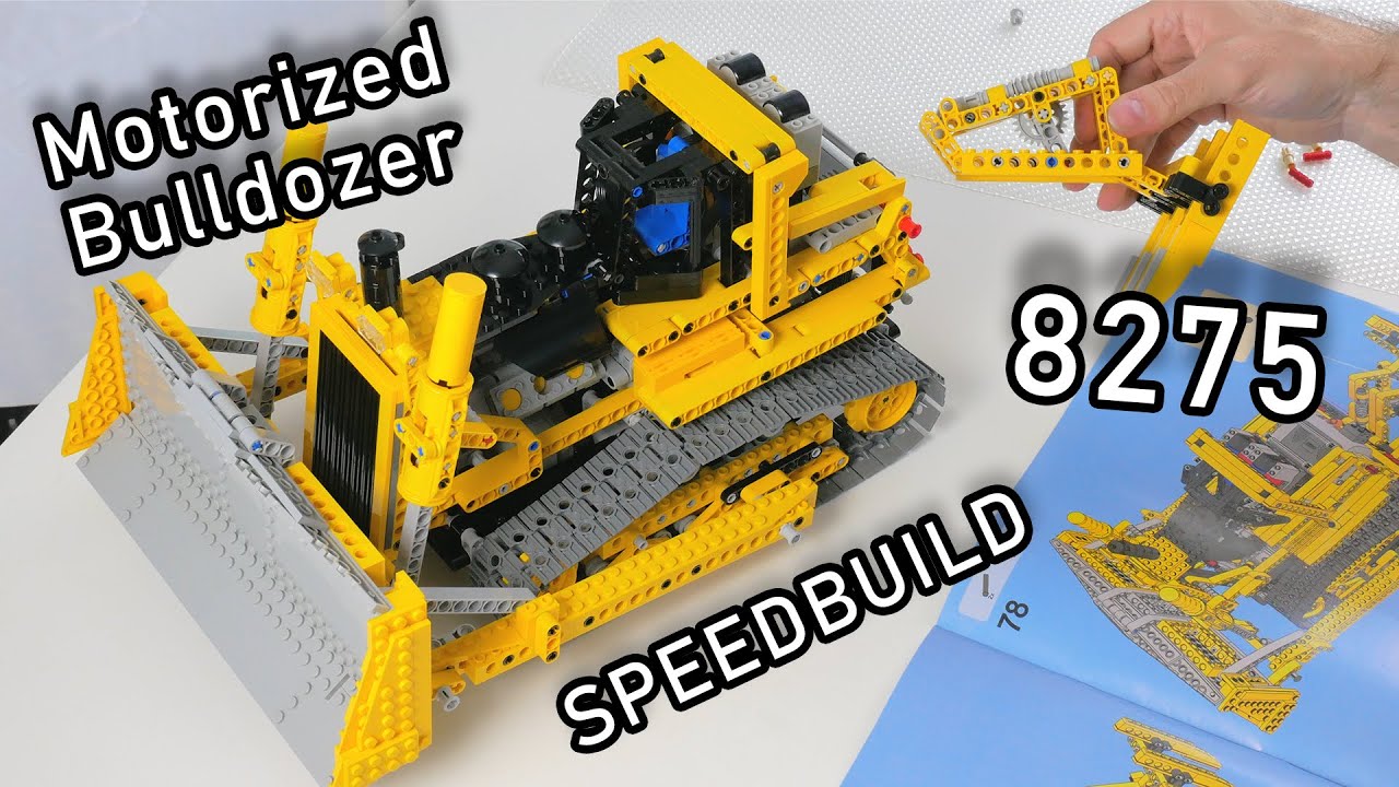 LEGO 8275 Speedbuild | LEGO Motorized Bulldozer | Speed Build 8275 LEGO  Technic LEGO 42131 Ancestor - YouTube