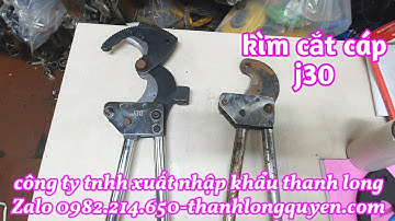 SỬA KÌM CẮT CÁP NHÔNG J30 CHO ANH KHÁCH HÀNG