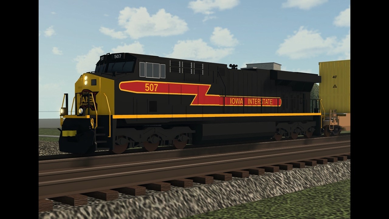 Iowa Interstate IAIS 507 ES44AC leads NS 11Z mixed freight through Greencastle, Pennsylvania