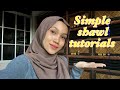 SIMPLE SHAWL TUTORIALS | 5 styles