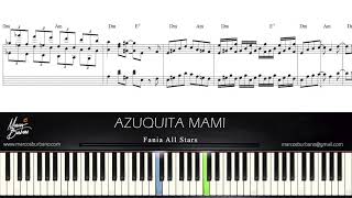 AZUQUITA MAMI - Fania All Stars, Tutorial Nota a Nota ADORACION 📗 eBook # 1 🎹 Solo de Piano # 5