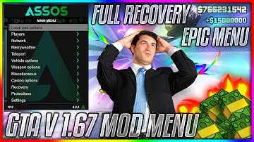 Gta V mod menu - ASSOS Premium 4.2.X - Undetected - 15/07/2023