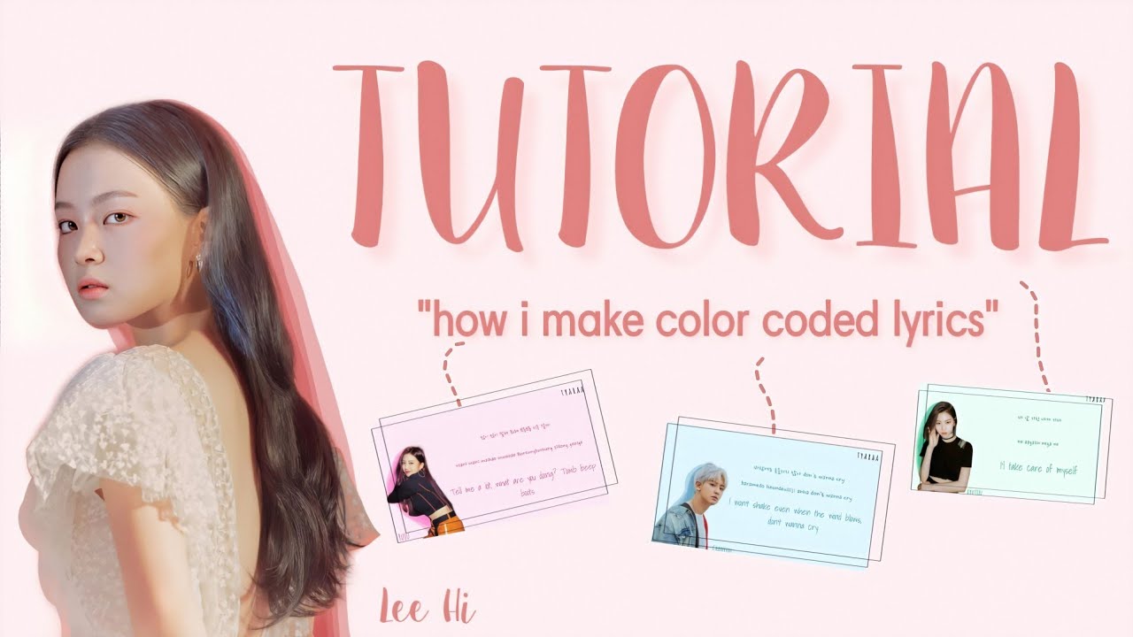 How to make color coded lyrics video youtube
