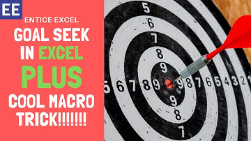 Goal Seek AND Macros in Excel Explained Easy, with a COOL TRICK!!💻