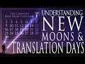 Understanding new moons  translation days