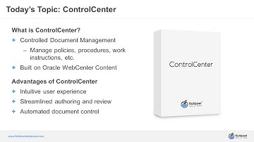 ControlCenter for WebCenter Content: Controlled Document Management on Any Device