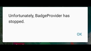 Unfortunately Badgeprovider has stopped working android mobile.