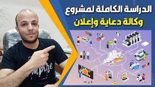 دراسة جدوى مشروع مكتب أو وكالة دعاية وإعلان - أفضل مشروع مربح وناجح وبأرباح مضمونه 100%