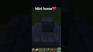 Building a small house in Minecraft #minecraft #smallhouse #shorts #