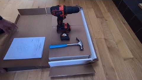 4 Cube Shelving Unit unboxing & assembly