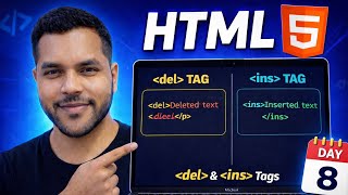 HTML del tags and ins tags