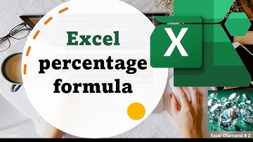 Excel percentage formula: 💎Excel Diamond # 2💎