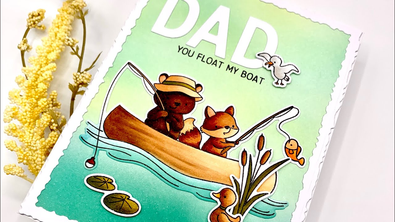 FATHER'S DAY / HAPPY MAIL CARD: Hello Bluebird - Life is but a Dream