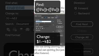 InDesign: Remove Double Hyphens With GREP