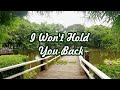 I Won&#39;t Hold You Back - KARAOKE VERSION - as popularized by Toto