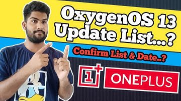 OnePlus - OxygenOS 13 Update Confirm List & Date..? | oneplus new OxygenOS update | Techqee Emmi