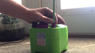 how to inflate a 260 with a dual electric balloon pump