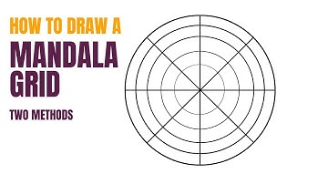 Two best ways to draw a Mandala grid.