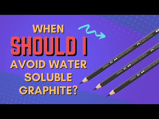 Ninja Art Tip #96: How to Use Water-Soluble Graphite Sticks 
