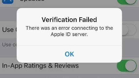 How to Fix Verification Failed There Was an Error Connecting to the Apple ID Server iOS 16 iPhone