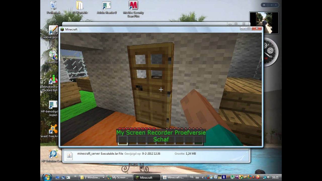 My Minecraft server 12w05b