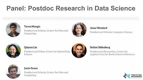 CDAC 2021 Rising Stars in Data Science -  Postdoctoral Research in Data Science Panel