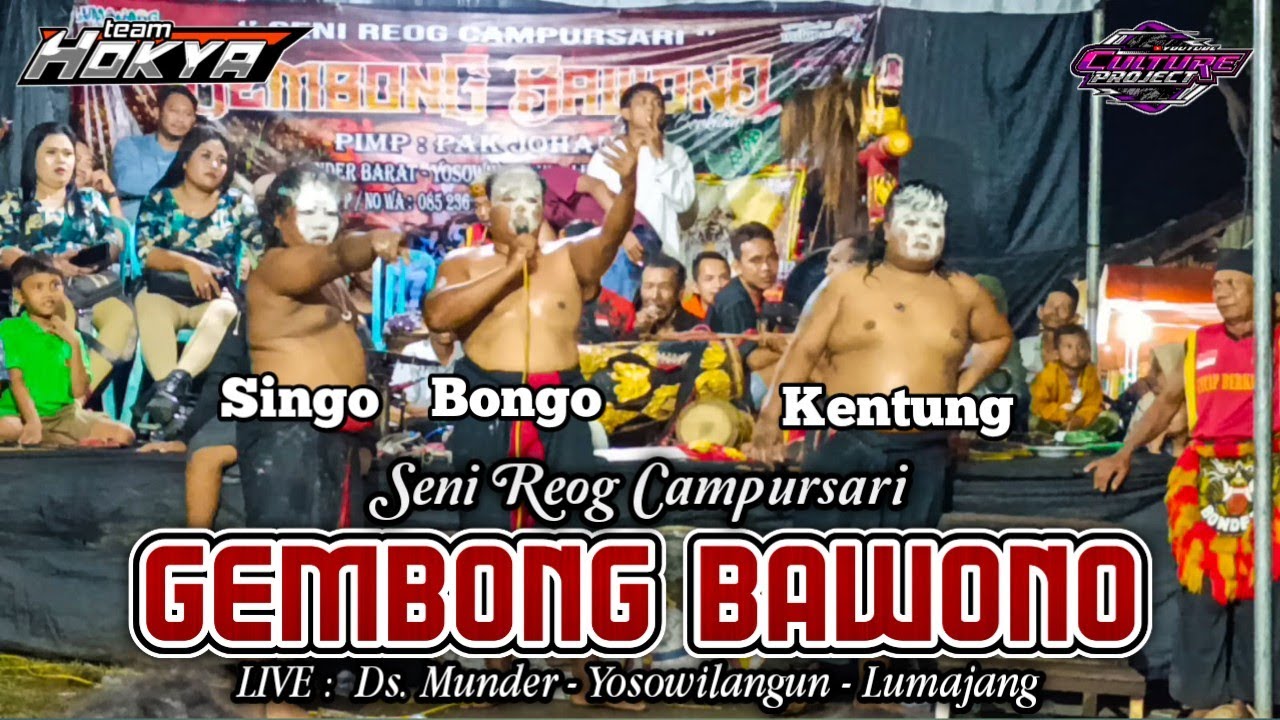 TRIO GEMOY BIKIN NGAKAK😂 LAWAK TEPUNG GEMBONG BAWONO LIVE DESA MUNDER - YOSOWILANGUN 2024 TERBARU