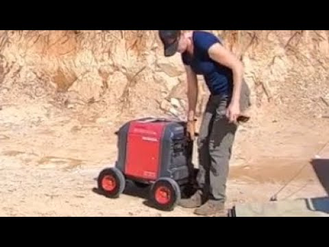 All Terrain Wheel Kit For Honda Generator Install And Review Youtube