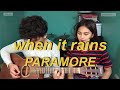 Paramore ~ When it rains FILIPINA Hayley Williams (Jolliana Daliva)