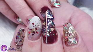 Quick Salon Redesign Acrylic Overlay Acrylic Ombre Glitter Nails