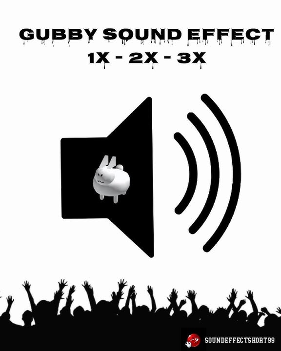 Gubby meme sound effect 1x - 3x.