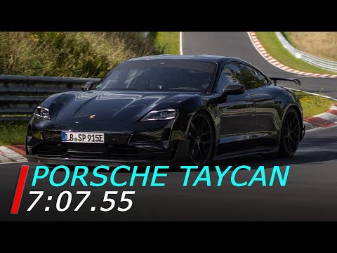 Pre-Production Porsche Taycan Sets Nurburgring Lap Time Of 7:07.55