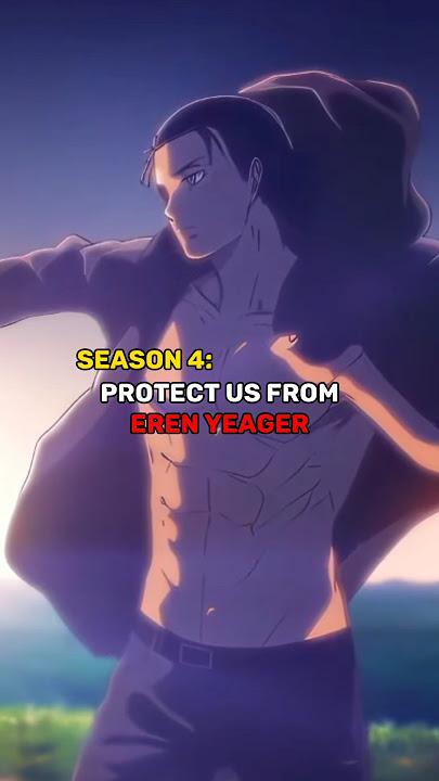 Eren Yeager Season 1 VS Season 4 #anime #attackontitan #rushiledits