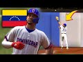 Tatis jr hace gran jugada  venezuela vs republica dominicana  mlb the show 23