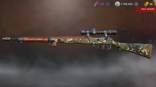 World War 2 Battle Combat Legendary Sniper rifle Lee Enfield MK I Level 1 + Full Gadget Gameplay screenshot 4