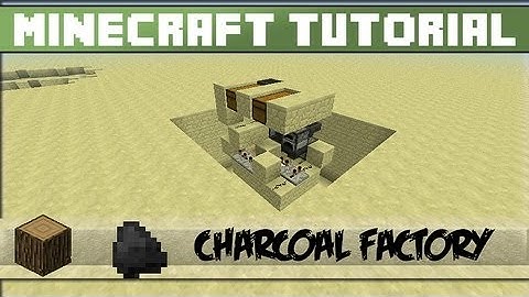 Minecraft Tutorial: Compact Charcoal Factory (6x5x5)