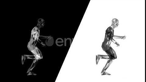 Plexus Man Running - 2 Scene | Motion Graphics - Envato elements