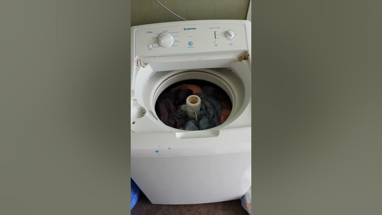 SIMPSON EZITOP750 washing machine clicking sound YouTube