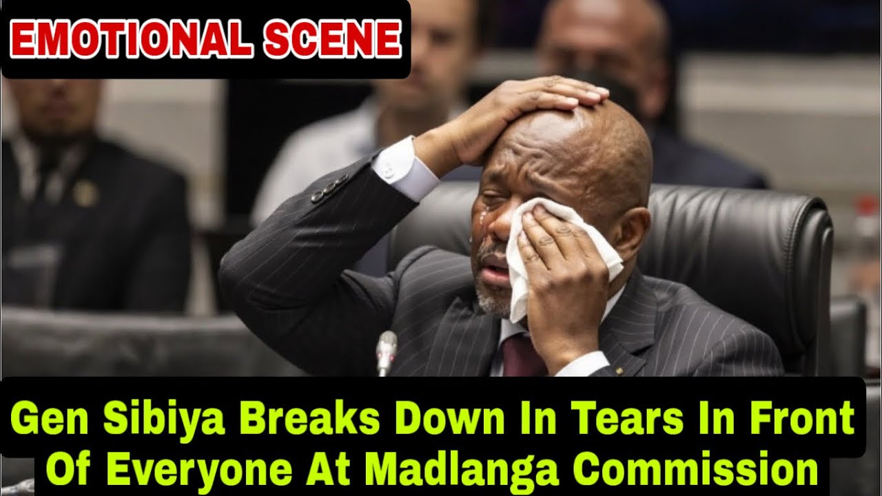 EMOTIONAL MOMENT; Gen Sibiya Breaks Down In Tears In Front Of Everyone At Madlanga Commission