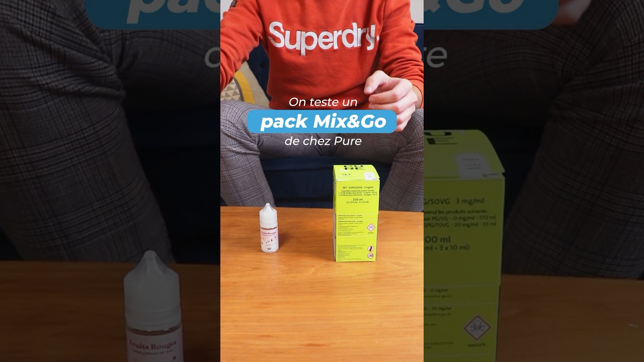 Pack 200ml Base DIY Mix&Go 50/50 - PURE | Taffe-elec