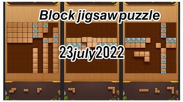 Block jigsaw puzzle game daily task today /solved/23 July 2022#blockjigsawpuzzle #dailytasks