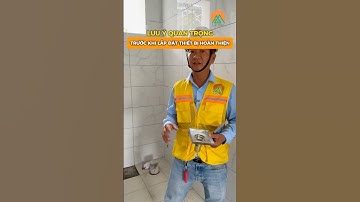 Kiểm tra và nghiệm thu phễu thu sàn cùng chủ đầu tư trước khi lắp đặt #xaydunganhduong