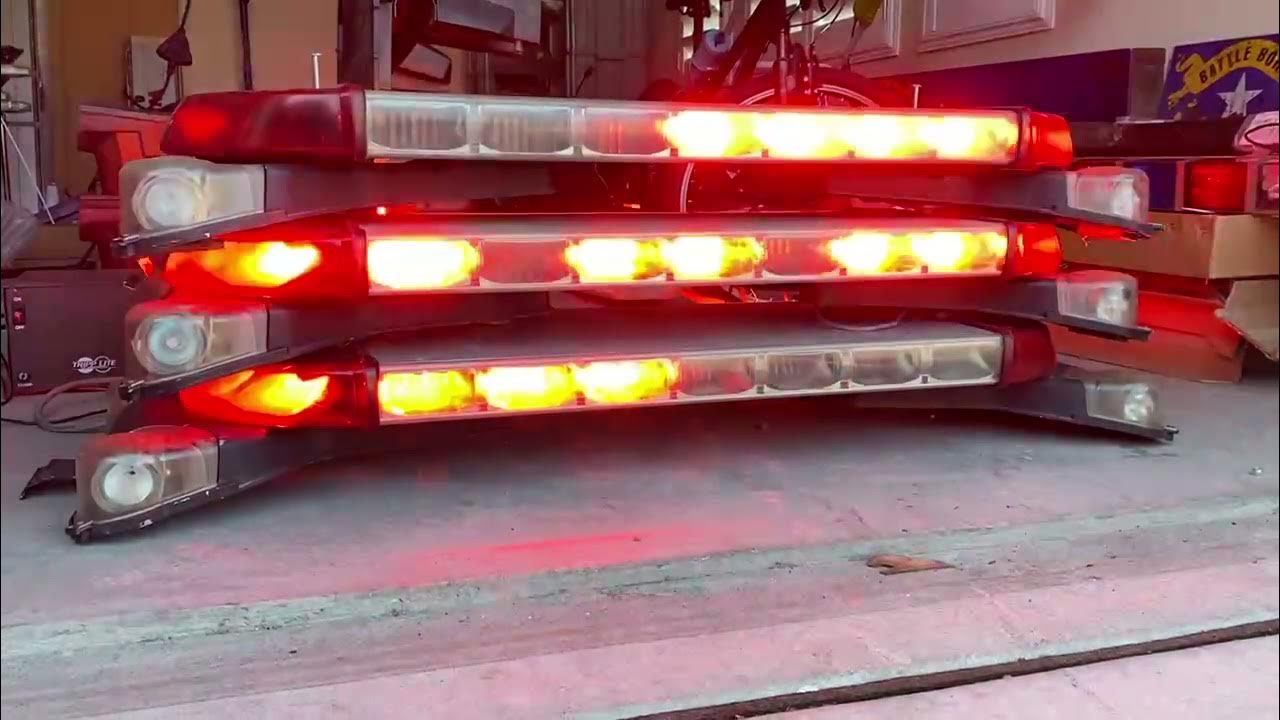 Federal Signal Raydian Lightbar 42 inch YouTube