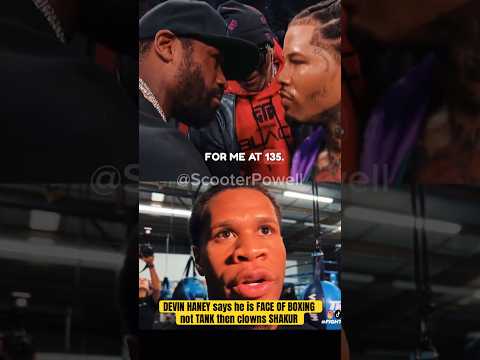 Devin Haney clowns