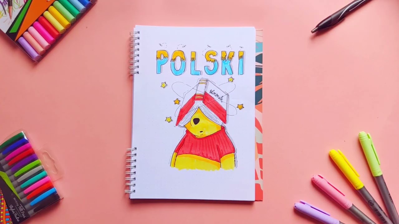 Pomysły na ciekawe STRONY TYTUŁOWE ZESZYTÓW cz 1. ✨📚 2023