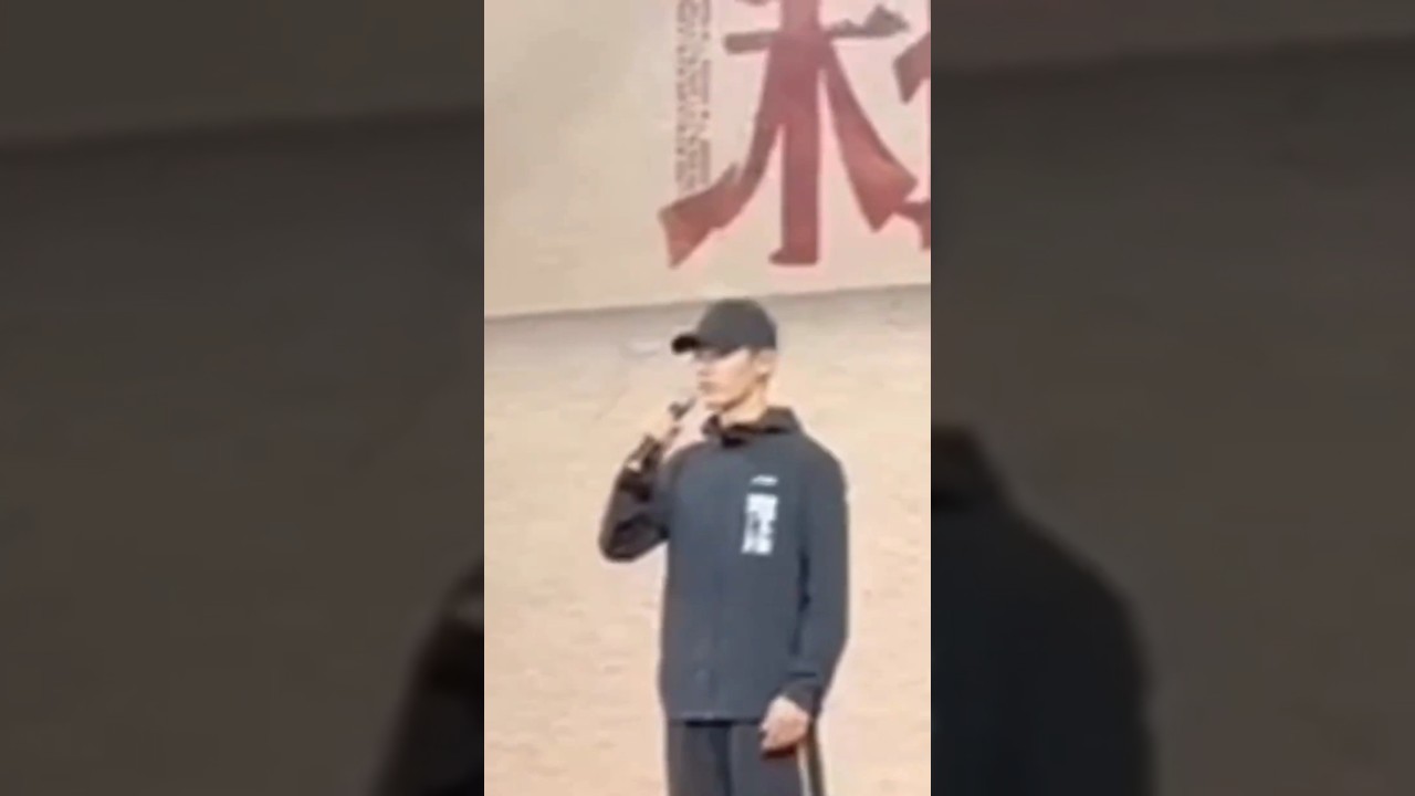 Xiao Zhan attended the press conference for the movie Spy.