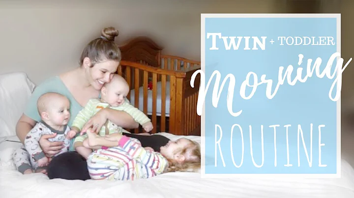 TWIN + TODDLER MORNING ROUTINE | STAY AT HOME MOM EDITION